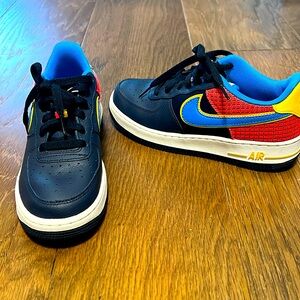 Like New! Nike Air Force 1 Now Obsidian Photo Blue GS